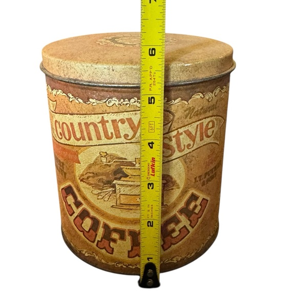 Vintage Country Style Coffee Tin - Picture 9 of 9